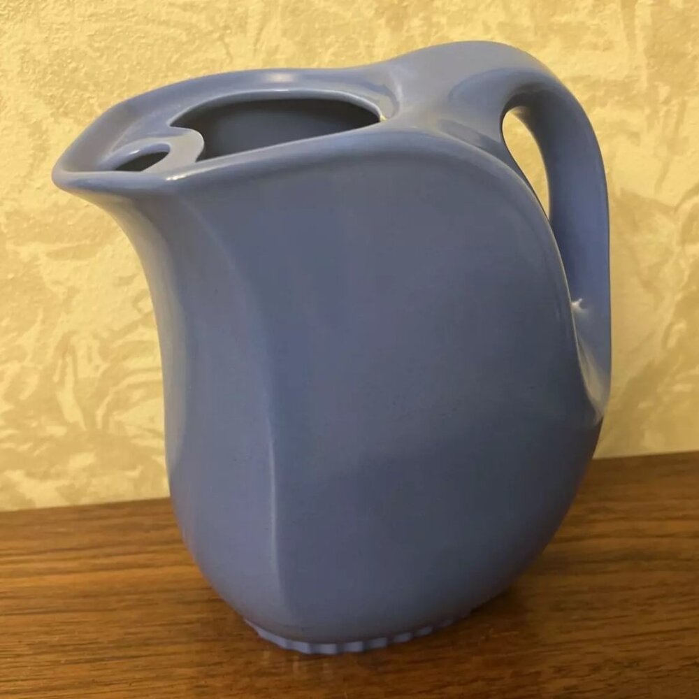 Vintage Water Pitcher Montgomery Ward & Co #5118 Blue No Lid Made In USA